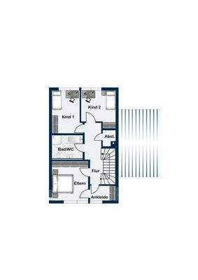 Grundriss Obergeschoss