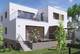 Haus B - Gartenansicht