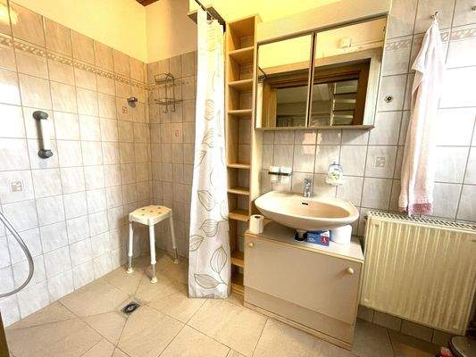 Duschbad im Erdgeschoss