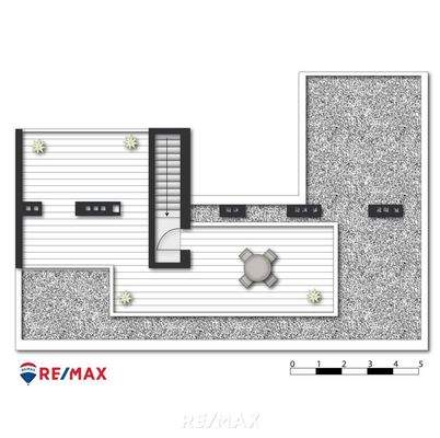 Grundriss Dachterrasse