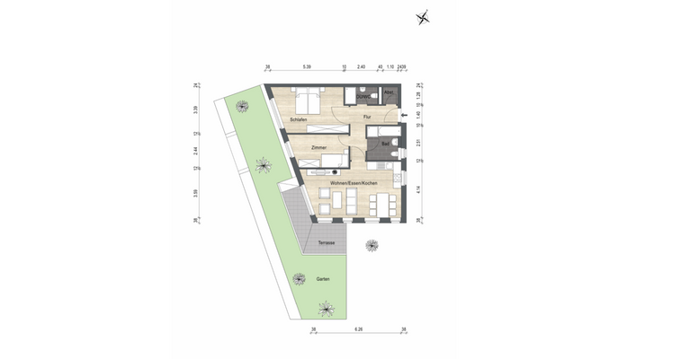 Grundriss (ohne Gewähr)