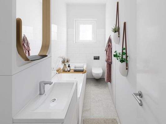 Beispielhafte Möblierung