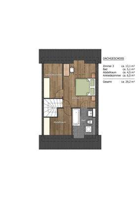 Grundriss Dachgeschoss