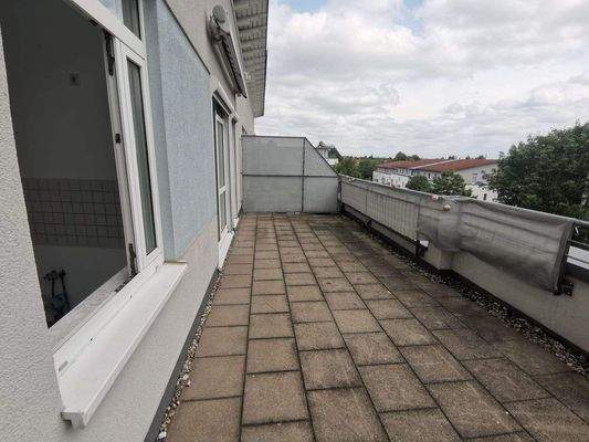 Dachterasse in Ostrichtung