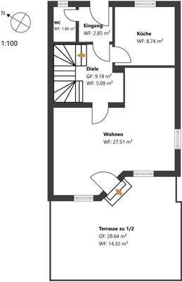 Grundriss Erdgeschoss