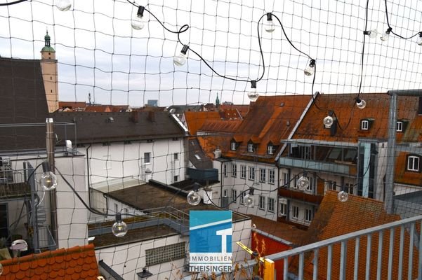 Ausblick vom Balkon