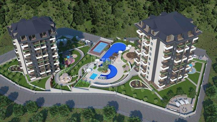 Sea View Apartments within a Complex in Alanya Turkey