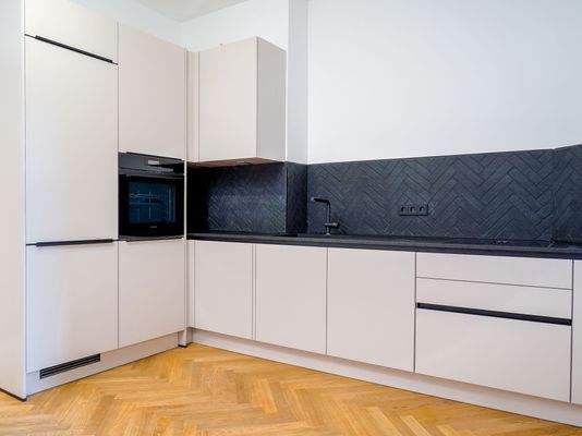 Wohnküche mit exklusiven Einbauten