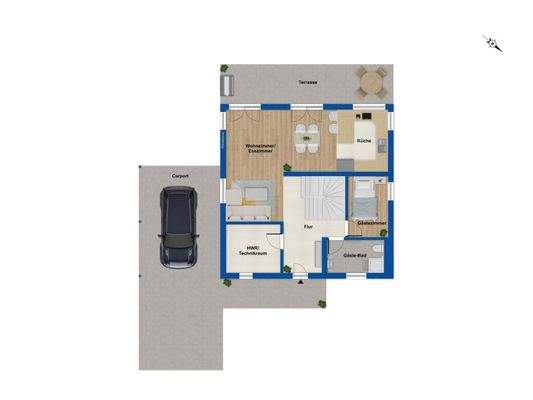 Grundriss Erdgeschoss