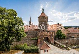 Einzigartiger Ausblick auf die historische Altstadt von Wolframs-Eschenbach