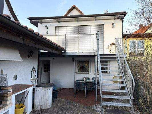 Garten Abgang Balkon