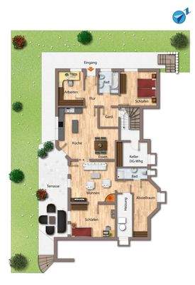 Grundriss Souterrain WHG