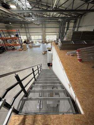 Treppenabgang Empore