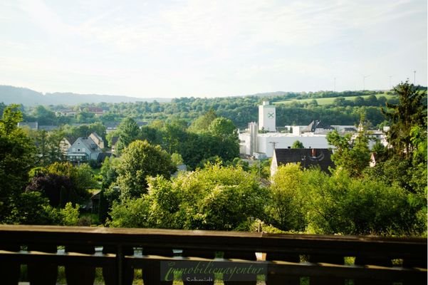 Weitblick vom Balkon aus