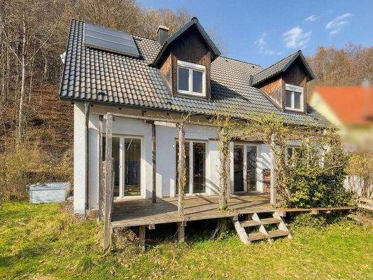 Hausansicht der Terrasse