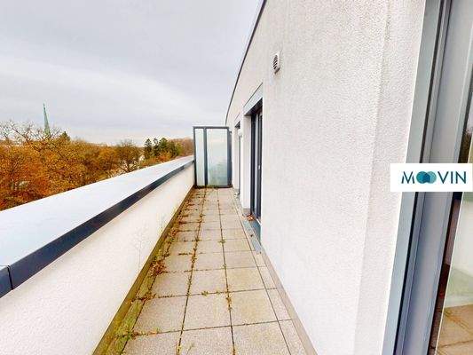 Ansicht I: Dachterrasse