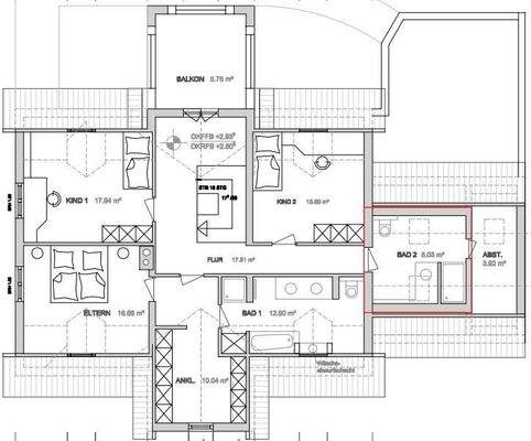 Grundriss Dachgeschoss