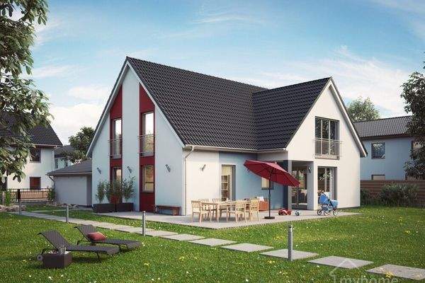 Hausansicht Zweifamilienhaus 213