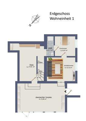 Erdgeschoss Wohneinheit 1