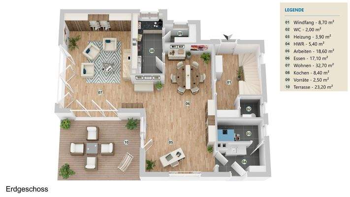 Grundriss Erdgeschoss