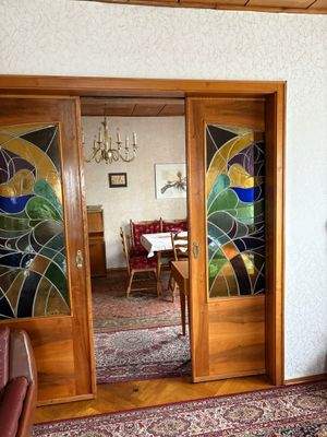 Blick vom WZ ins Esszimmer