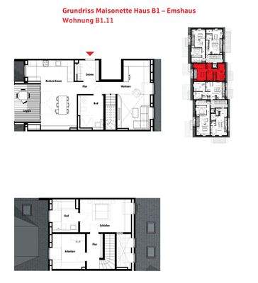 Maisonette Eing. rechts