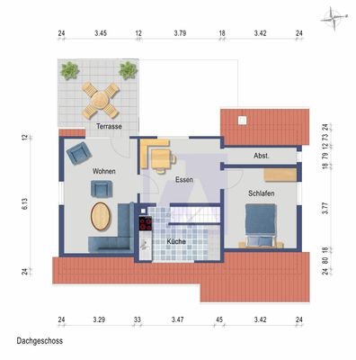 Grundriss Dachgeschoss