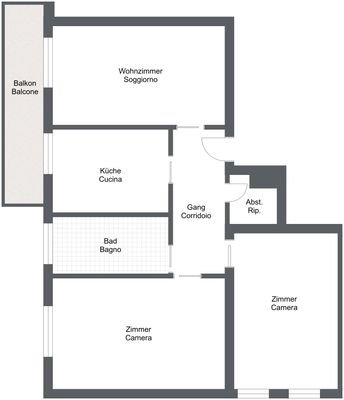 Leifers_Noldin - 1. Etage - 2D Floor Plan