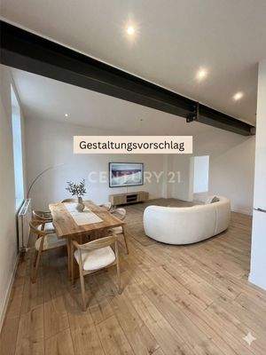 Gestaltungsvorschlag Wohn- und Esszimmer
