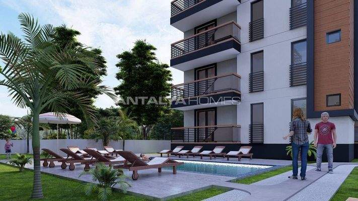 Stylish Flats in a Complex with Pool in Mugla Fethiye