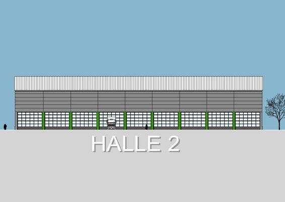 Ansicht Halle 2