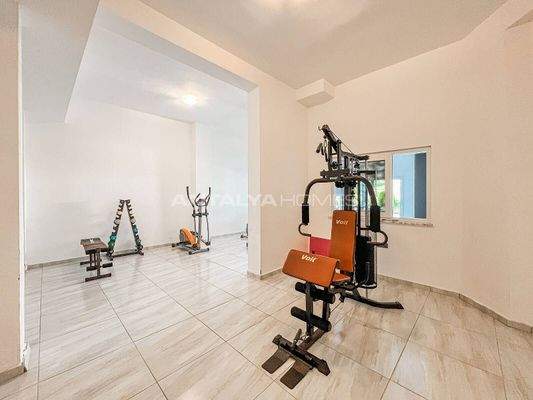 Sea and City View Apartment in a Social Complex in Alanya Kargıcak