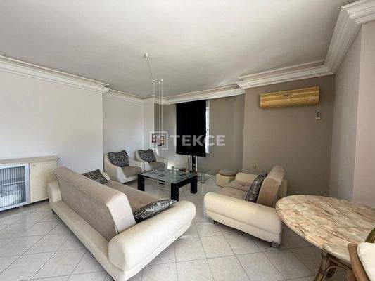 City and Sea View Rooftop Apartment in Alanya