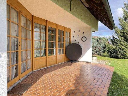 überdeckte Terrasse