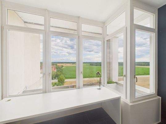 Arbeitsplatz mit Ausblick