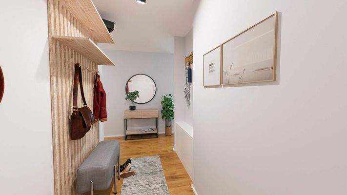 Heller und freundlicher Eingangsbereich