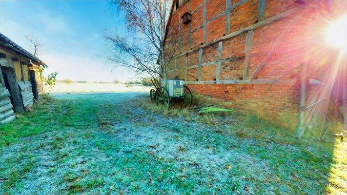 Blick auf die Weidefläche