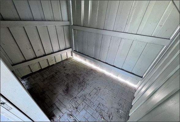 Abstellraum im Außenbereich