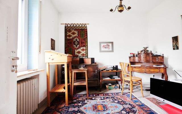 Das helle Zimmer im Erdgeschoss