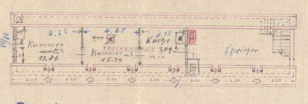 Grundriss Hinterhaus DG 