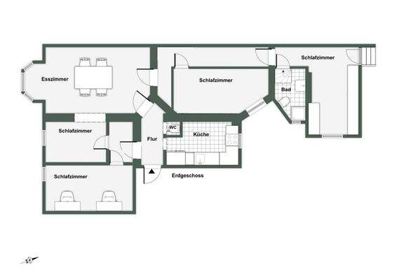 3- Schlafzimmer Variante