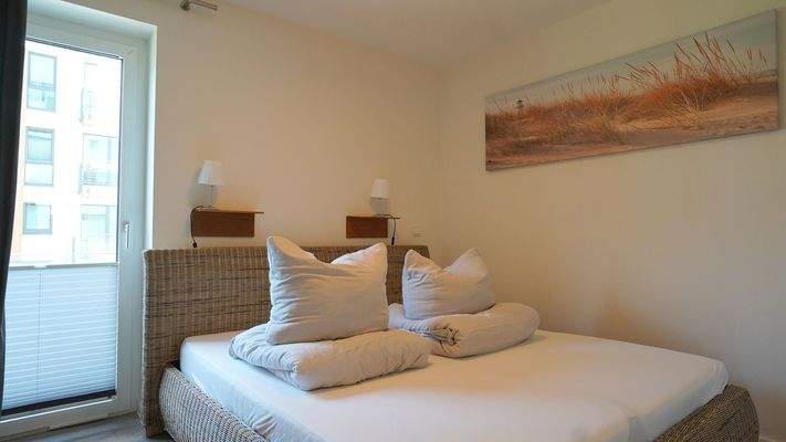 Das geschmackvolle Schlafzimmer...