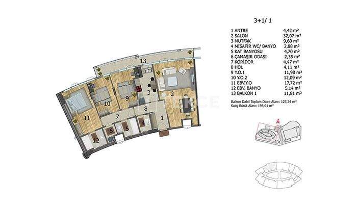 Apartments in a Brand Project in Başakşehir İstanbul