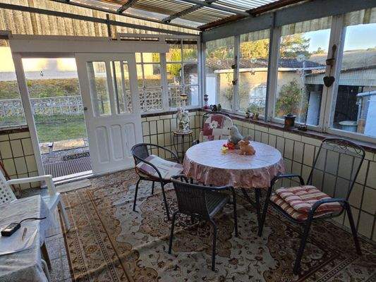 überdachte Terrasse