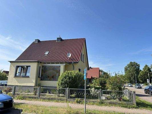 Eingang Haus 18 mit Veranda 