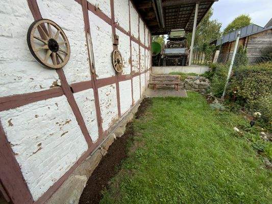 Freisitz neben der Scheune