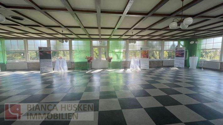 Saal mit großem Nutzungspotenzial