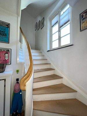 Treppe zum 1. Obergeschoss