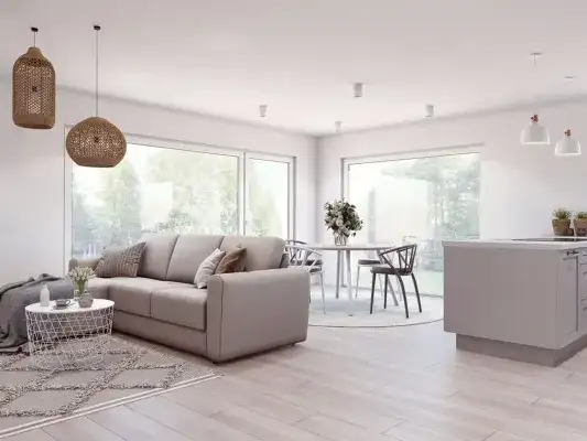 DAN-WOOD Bungalow Perfect-86 Dreibereich