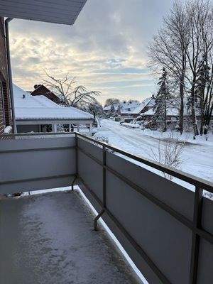 Überdachter West-Balkon